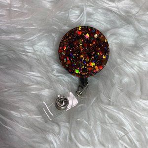 Orange Round Badge Reel
